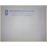 impressões de envelopes personalizados Itaim Bibi